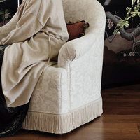 Fauteuil simple Geju A184 en PU, style rétro français vintage, pour salon, petit appartement, mobilier de maison, design original