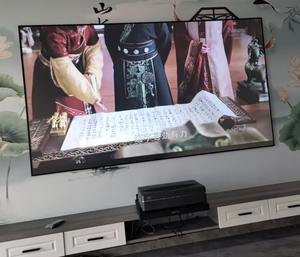 Téléviseur laser SUYUN U527 2700 lumens, 4K UHD, rapport de projection 0,21, Dolby Vision 3D, <span class=keywords><strong>home</strong></span> cinéma, écran Fresnel 100 pouces - Product Image 5