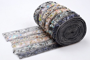 โรงงาน Hot แฟชั่น Hot Lady rhinestone ริบบิ้นหิน + ลูกปัดคริสตัล strass อุปกรณ์เสริม - Product Image 5