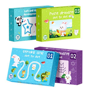 Tablero de Dibujo para Entrenamiento de Control de Lápiz para Niños, Papel Borrable para Jardín de Infancia, Educación Temprana para Niños de 2 y 3 Años - Product Image 1