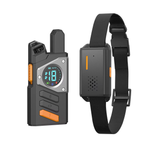 Akıllı Köpek Eğitmeni Uzun Mesafe Uzaktan Kumandalı Şoklu/Şoksuz Tasma Şarj Edilebilir IP67 Su Geçirmez Naylon/Silikon Sesli/Titreşimli - Product Image 1