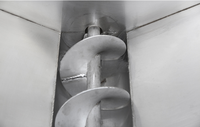 Machine à glaçons industrielle Robin 3 5 10 20 tonnes par jour, moteur PLC, refroidissement par air, acier inoxydable 304, eau potable, refroidissement par eau