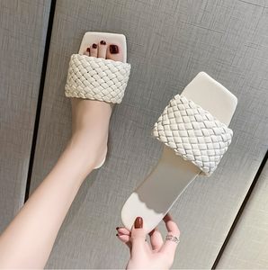 Scarpe da spiaggia da donna <span class=keywords><strong>con</strong></span> pantofola da donna estate 2021 <span class=keywords><strong>con</strong></span> <span class=keywords><strong>fascia</strong></span> a treccia T1360-1 - Product Image 3