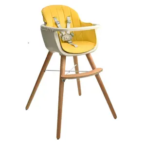 优质儿童晚餐椅子木制婴儿婴儿高餐椅