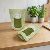 Sachet Doypack personnalisé pour assaisonnement d'oignons frits, pour marques d'épices arabes et anglaises, avec design imprimé