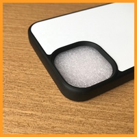 Coque de téléphone vierge 2D en TPU et aluminium antidérapante pour sublimation, vente en gros d'usine, pour Samsung et iPhone 13 Pro Max 12 11 X