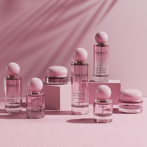 Ensemble d'emballages de luxe pour soins de la peau en forme de boule, flacons pompe en verre de 30 ml, 50 ml, 100 ml, 120 ml, 150 ml avec pots de crème pour le visage de 30 g, 50 g - Product Image 2