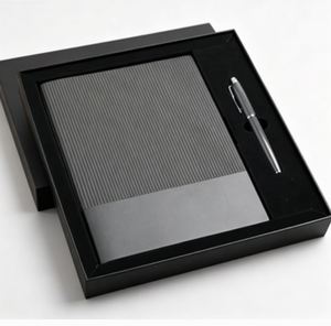2026 New Product Birthday Carbon Fiber Writing Ballpen Stationery Set for Ideas Notebook Gift Box - Product Image 2