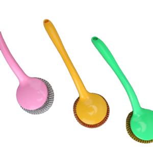 Brosse de nettoyage en matériau PET, solide et durable, <span class=keywords><strong>avec</strong></span> poignée, <span class=keywords><strong>peut</strong></span> remplacer les produits de cuisine - Product Image 4