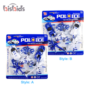 Promotional <strong>Children</strong> Toy Plastic Police Series <strong>Car</strong> Motorcycle Diecast Vehicles Toy <strong>Set</strong> - Product Image 3