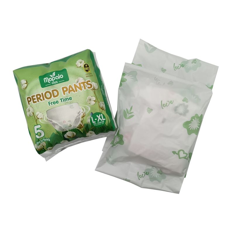 2025 Hot Sale Women's Menstrual Period Safety Pants Cheap Price Super Absorbent Soft Sanitary Napkin