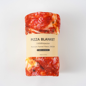 Couverture de pizza au pepperoni double face 80 pouces pour adultes <span class=keywords><strong>et</strong></span> enfants, couverture de pizza taille adulte, couverture <span class=keywords><strong>alimentaire</strong></span> réaliste - Product Image 2