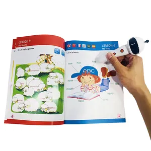 Buku tombol suara dapat diprogram cetak buku suara anak-anak kustom