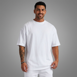 Nouvelle Arrivée 2026 T-shirt Homme Haute Qualité 100% Coton Imprimé Graphique Cool Épaules Tombantes Avec Logo Personnalisé Impression Numérique - Product Image 1