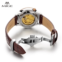 Reloj de Pulsera de Acero Inoxidable Miyota 82S0 de Primera Calidad con Logotipo Personalizado de Fábrica OEM ODM, Relojes Mecánicos Automáticos de Lujo para Hombre
