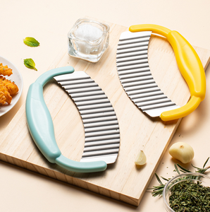 Cortador de Papas Fritas y Waffles YIGO con MOQ Bajo, para Patatas y Zanahorias, de Acero Inoxidable, Herramienta para Patatas Fritas Onduladas - Product Image 4