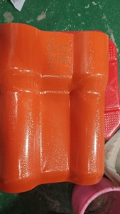 The Most Popular Soundproof <strong>Roofing</strong> Panels <strong>Plastic</strong> Roof Tiles Orange Upvc Synthetic Resin for Residential - Product Image 2