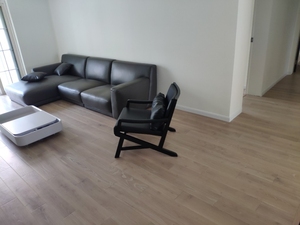 <span class=keywords><strong>Parquet</strong></span> en bois de teck chinois couleur naturelle préfini brossé 18 mm, qualité sélectionnée - Product Image 6