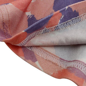 Estate nuova ragazza elegante abito da principessa stile straniero manica corta carino stampato Mini abito <span class=keywords><strong>per</strong></span> i bambini fatto di lana di bambù tessuto - Product Image 2