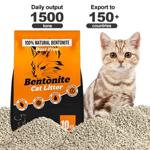 OEM ODM Factory Strong Odor <b>Control</b> Low Dust Fast Clumping Kitty Sand Crushed Bentonite Cat Litter With Activated Carbon - Product Image 1