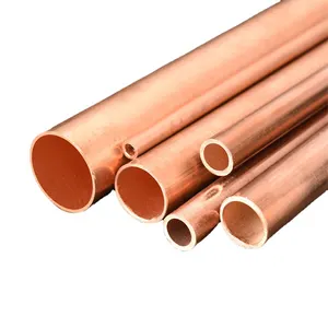 Lower price high quality C10100 C10200 C11000 99.9% 15mm Pure Copper Pipe 932 Bronze Round Tube