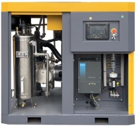 Compresor de Aire de Tornillo 100% Libre de Aceite Airhorse 230V 60Hz para el Mercado Estadounidense 75kW 100HP 8Bar 12.6m³/min para la Industria Alimentaria con Tanque de Acero Inoxidable