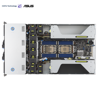 ESC4000-E11 2U Rack GPU Server Dual CPU Generasi ke-5 4 GPU 16 DIMM 6 NVMe 2600W Daya Titanium Kinerja Tinggi Pusat Data AI