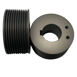 Alüminyum alaşım 10PK poli V zamanlama kasnağı 80mm çap N35 standart eloksal hassas makine için OEM özel destek - Product Image 2