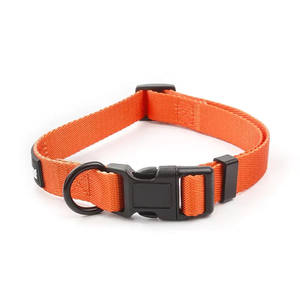 2023 meilleure qualité basique Nylon collier de chien concepteur solide réglable chiot animal de compagnie fantaisie colliers étiquette d'identification échappée imprimé Polyester - Product Image 5