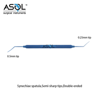 Spatule irisienne professionnelle conçue pour la séparation des synechies et la manipulation de l'iris en chirurgie ophtalmique