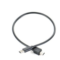 Câble USBC vers Mini USB OTG, compatible avec contrôleur de jeu, appareil photo, GPS, Dash Cam, noir