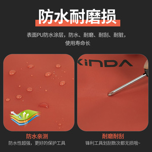 Bolsa de almacenamiento para equipo de escalada Xinda, malla de nailon de 22,5x27 cm con bolsillos con cremallera para acceso rápido y organización segura del equipo - Product Image 5