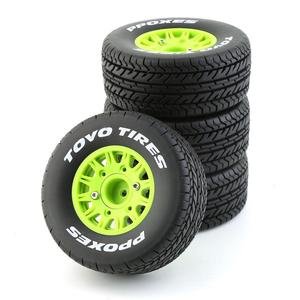 Style urbain 4PCS PPoxes TOVO Pneus 113MM 1/10 Short Course Truck Wheel 12mm/14mm/17mm Hex Slash <span class=keywords><strong>Senton</strong></span> HuanQi 727 Remo Hobby - Product Image 4