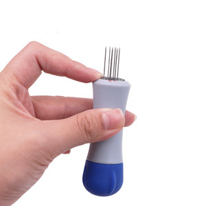 7 toplu iğne yedek iğne seti çok iğne el yapımı Diy yün keçe Pokes nakış iğne plastik alaşım 10cm - Product Image 3