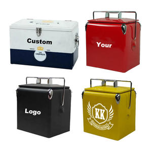 उच्च प्रदर्शन इन्सुलेशन वाटरप्रूफ लीक-प्रूफ स्टेनलेस स्टील 10l 13l 15l कूलर बॉक्स हैंडल के साथ - Product Image 3