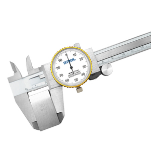 Ditron 0-300mm/<span class=keywords><strong>12</strong></span> <span class=keywords><strong>pulgadas</strong></span> Dial Caliper 0,02mm Acero inoxidable Dial Gauge <span class=keywords><strong>Vernier</strong></span> Calibrador Metal a prueba <span class=keywords><strong>de</strong></span> golpes <span class=keywords><strong>Digital</strong></span> Dial Caliper - Product Image 1