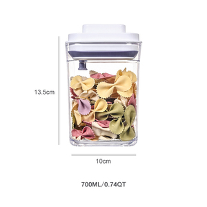 350ml-1800ml preslenmiş nem geçirmez mühürlü yiyecek kavanozu koruma depolama kavanoz uzun makarna saklama kutusu - Product Image 5