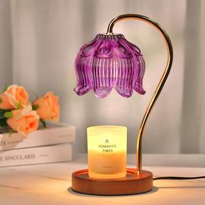 Modern Luxury Wooden Wax Melting Lamp Simple Bedroom Living <strong>Room</strong> Dining <strong>Room</strong> Decorative Aromatherapy <strong>Candle</strong> Lamp <strong>Heater</strong> - Product Image 4