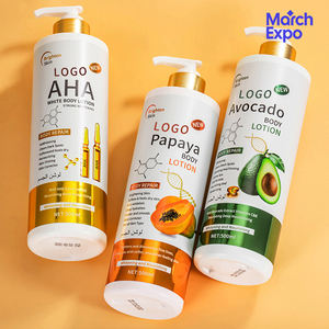 <span class=keywords><strong>Lait</strong></span> Corporel Hydratant aux Acides de Fruits AHA 500ml, Niacinamide, Vitamine B3, Vitamine E, Vitamine C, Nourrissant, Éclaircissant, Pour Tous Types de Peau - Product Image 2