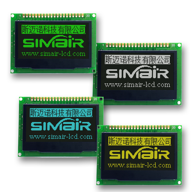 12864 Sunlight Readable 2.42 inch Oled Graphic LCD Panel Oled Display Module Supporting I2C/SPI with 3.3V/5V 128x64