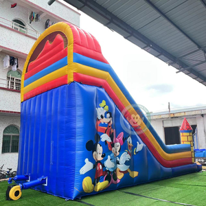 زحليقة شاطئية عملاقة قابلة للنفخ على شكل ميكي ماوس، زحليقة قابلة للنفخ، تأجير زحاليق مائية قابلة للنفخ - Product Image 3