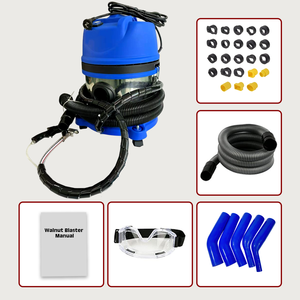 슈카스 S-122 110V/220V 월넛 블라스터 자동차 엔진 탈탄화 기계 차량 수리 도구 - Product Image 6