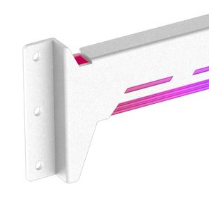 <span class=keywords><strong>Support</strong></span> de <span class=keywords><strong>carte</strong></span> <span class=keywords><strong>graphique</strong></span> <span class=keywords><strong>UpHere</strong></span> 5v 3pin ARGB, <span class=keywords><strong>support</strong></span> anti-affaissement pour <span class=keywords><strong>carte</strong></span> <span class=keywords><strong>graphique</strong></span>, <span class=keywords><strong>support</strong></span> en aluminium blanc pour GPU - Product Image 3