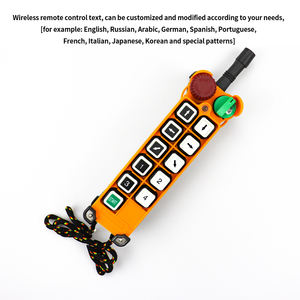 Télécommande sans fil industrielle F24-10D de haute qualité certifiée FCC étanche 315MHz fabriqué en métal plastique usine directe - Product Image 4