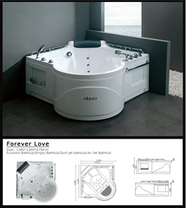 อ่างอาบน้ำนวดตัวอะคริลิคแบบมีระบบนวดด้วยฟองอากาศ อุปกรณ์สปาสำหรับกลางแจ้ง อ่างน้ำร้อนสำหรับ <span class=keywords><strong>2</strong></span> คน <span class=keywords><strong>rocky</strong></span> <span class=keywords><strong>Balboa</strong></span> Bathtubs & Whirlpools - Product Image 2