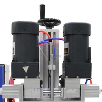Machine de bouchage semi-automatique de bureau LT-XLSGJ6100 pour flacons à pulvérisateur à déclenchement rotatif, pompe à gouttes, couvercle à vis en plastique