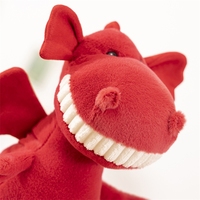 2024 Super doux Kawaii dinosaure rouge Dragon violet vert peluche poupée jouets pour enfants cadeaux