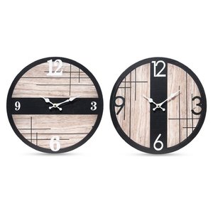 Wall <b>Clock</b> (33cm) Assorted 68258 - Product Image 1