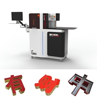 Perfil de Aluminio Channelume para Letras 3D, Máquina de Doblado Automático con Alimentación Automática para la Fabricación de Letreros