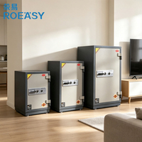 Caja Fuerte Resistente ROEASY, a Prueba de Fuego, con Cerradura Mecánica Manual, Antirrobo, para Hogar y Oficina